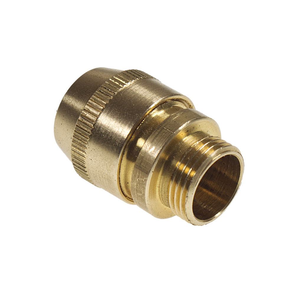 Brass Cord Grip with Male 1/2