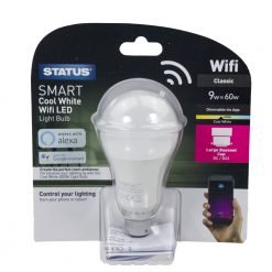 Status Smart Alexa Google Assistant Dimmable 9w Cool White BC LED Lamp 6123288