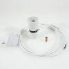 Lampholder Kit 9 For Wooden Lamp Bases With Nipple Fixing KIT9