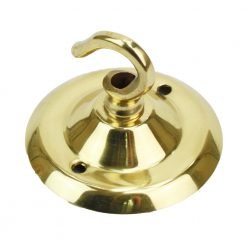 Brass Plated Ceiling Hook [400BRA PLU59239]