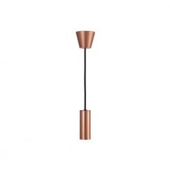 ES | E27 | Edison Screw Brushed Copper Pendant Light Fitting 5088866
