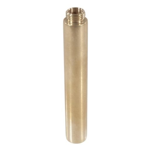 75mm Satin Gold Extender Male & Female 10mm Threads 5417378 | Lampspares.co.uk