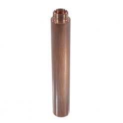 Antique Copper 75mm Extender Male & Female 10mm Threads 5417387 | Lampspares.co.uk