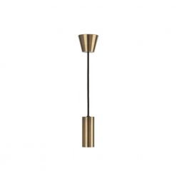 ES | E27 | Edison Screw Brushed Brass Pendant Light Fitting 5088867