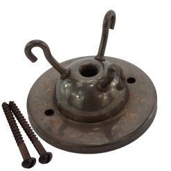 Old English 3 hook ceiling plate with 10mm hole [3088769]