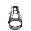 Black Wire Bottleneck Lamp Cage With 10mm Hole 6024173