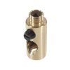 Satin Gold Side Entry Cord Grip For Side Wiring of a Lampholder 5417377