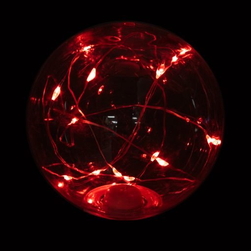 ES | E27 Plastic G95 Globe LED Light - Red 7270272