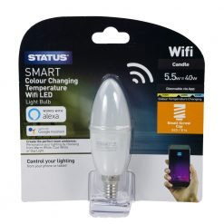 Status Smart Alexa Google Assistant Dimmable 5.5w Cool | Warm | DayLight SES LED Lamp 6123293