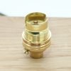 Wooden Base Lamp Kit 8 with Brass Un-Switched Lampholder KIT8B
