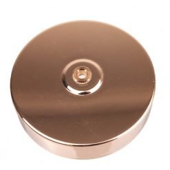 Copper Ceiling Rose with 10mm Holes and Fixing Plate 6602453