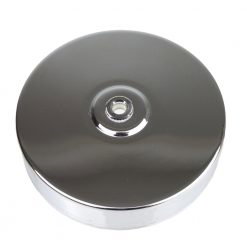 Chrome Ceiling Rose with 10mm Holes and Fixing Plate 6602452