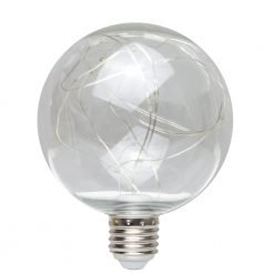 ES | E27 Plastic G95 Globe LED Light - White 7270275