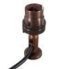 Antique Copper Side Entry Cord Grip For Side Wiring of a Lampholder 5417386