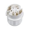 ES | E27 | Edison Screw Half Threaded Push Wire lampholder With 10mm Entry 5048057